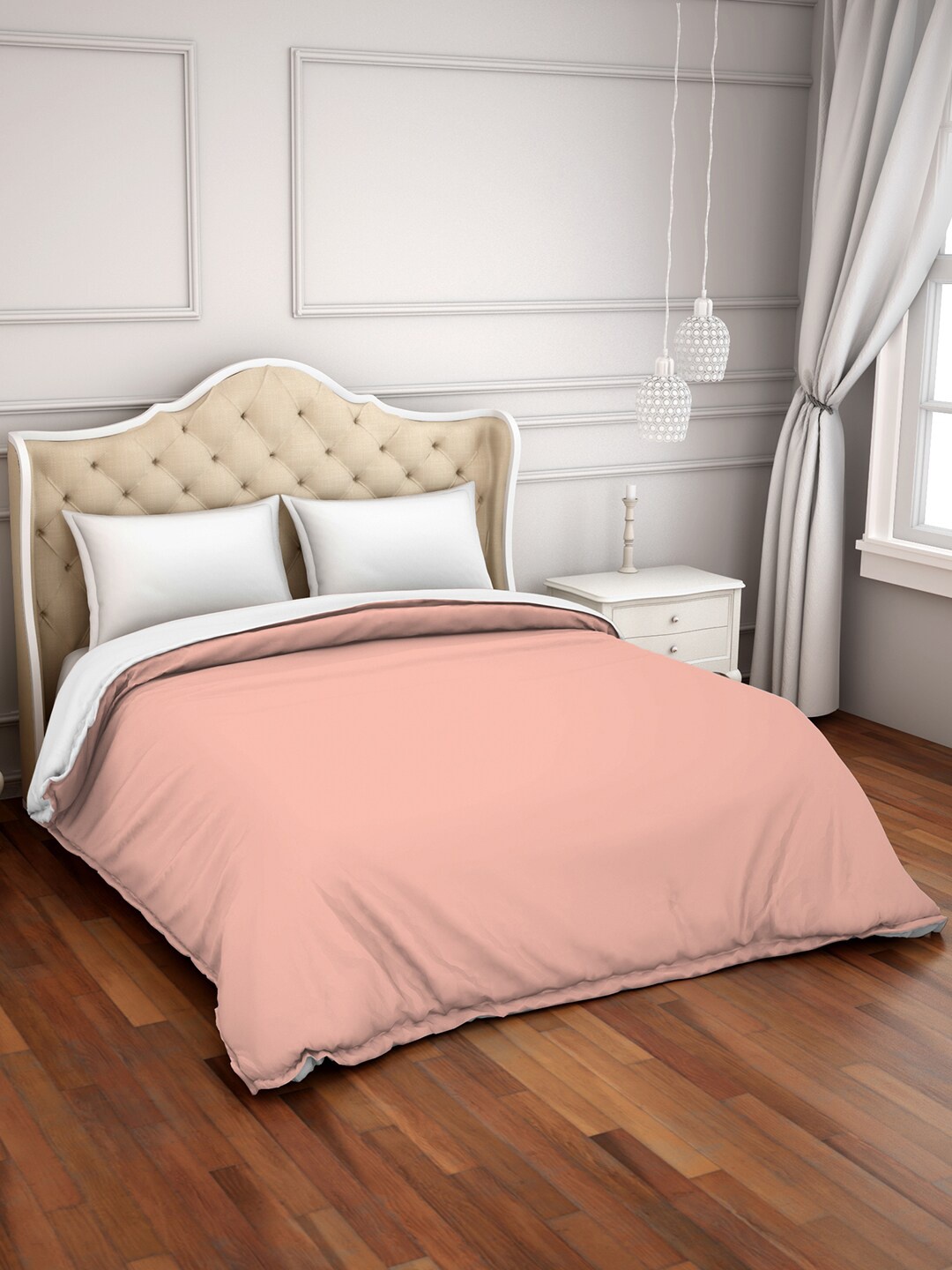 

SPACES Hygro Coral Pure Cotton AC Room 120 GSM Double Bed Quilt