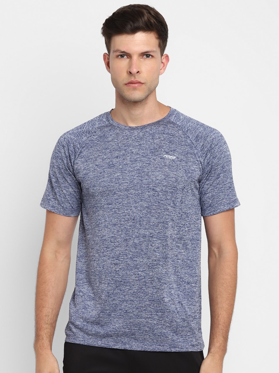 

FURO by Red Chief Self Design Raglan Sleeves T-shirt, Blue