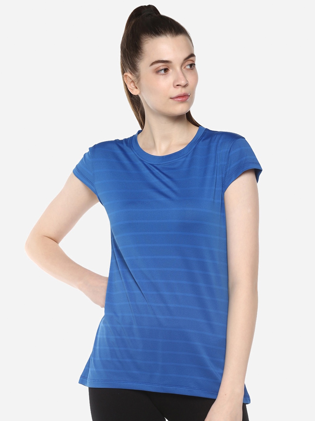 

FURO by Red Chief Round Neck Striped T-shirt, Blue