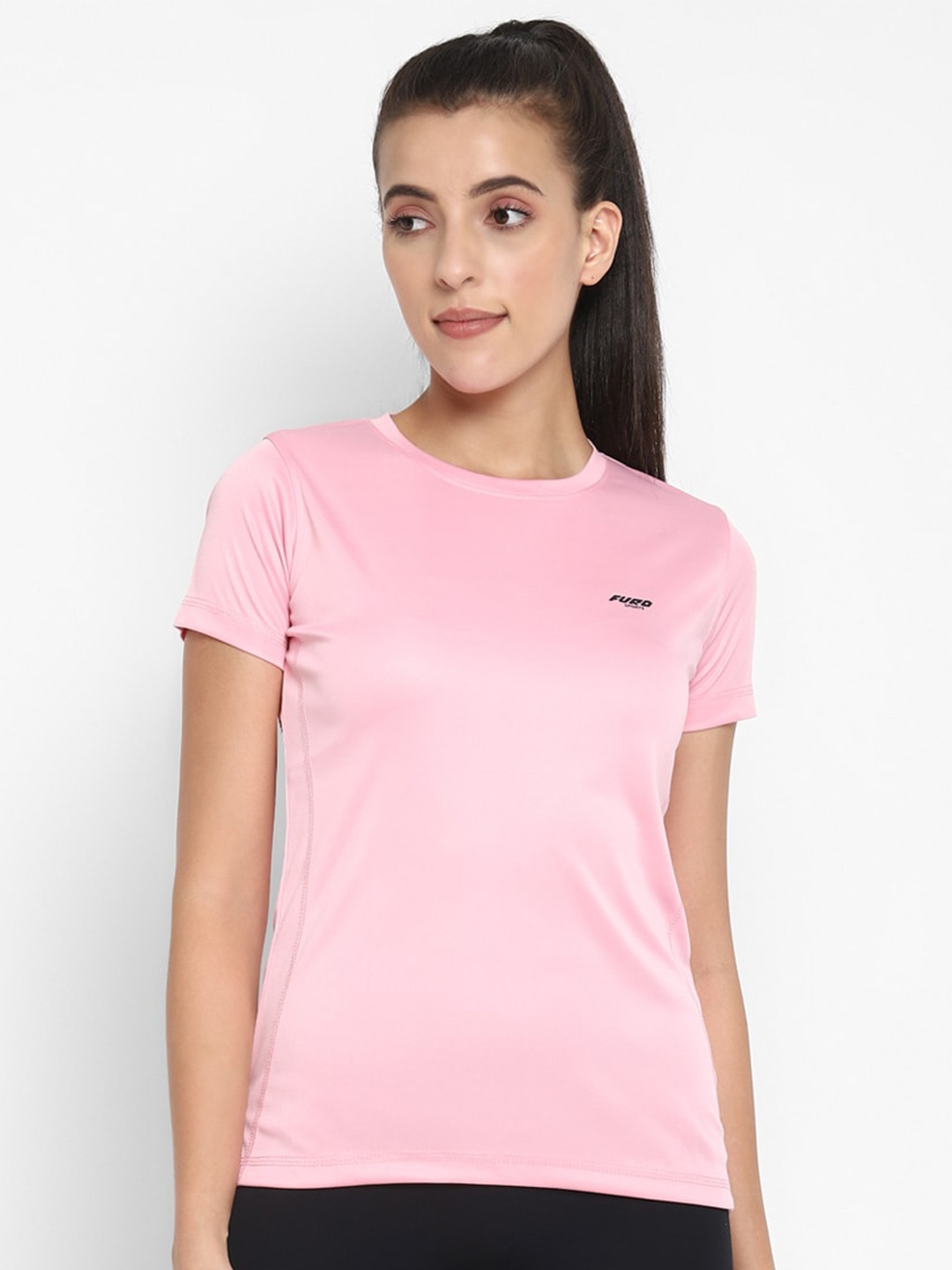 

FURO by Red Chief Round Neck Sports T-shirt, Pink