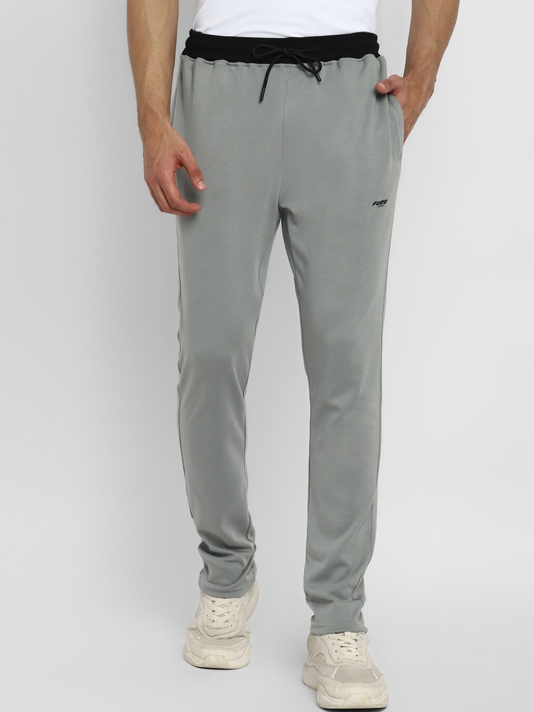 

FURO by Red Chief Men Mid-Rise Track Pants, Grey