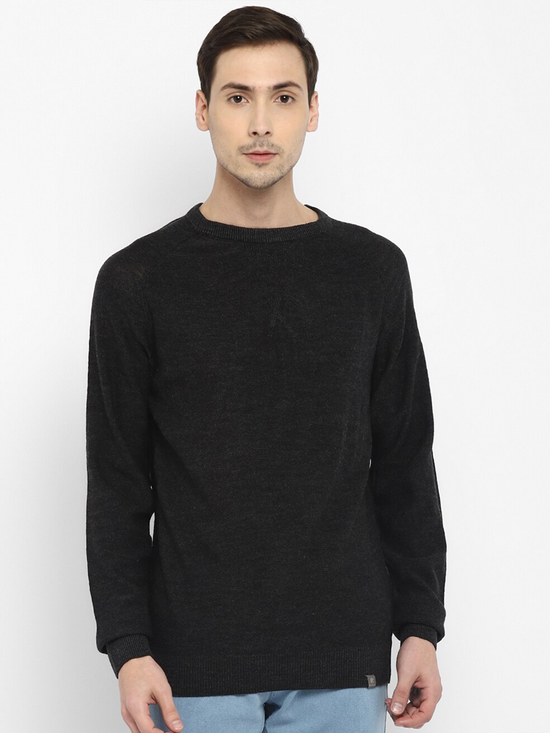 

Red Chief Acrylic Pullover Sweater, Black