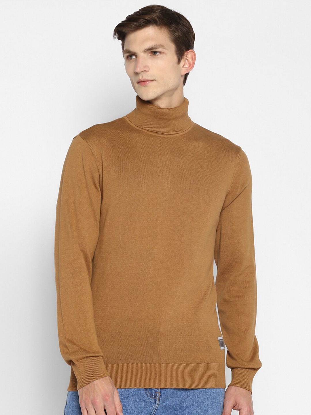 

Red Chief Turtle Neck Organic Cotton Pullover Sweater, Brown