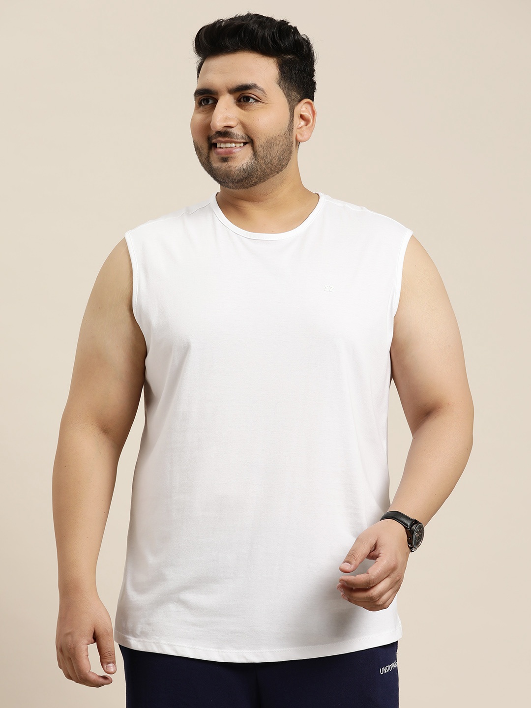 

Sztori Plus Size Sleeveless T-shirt, White