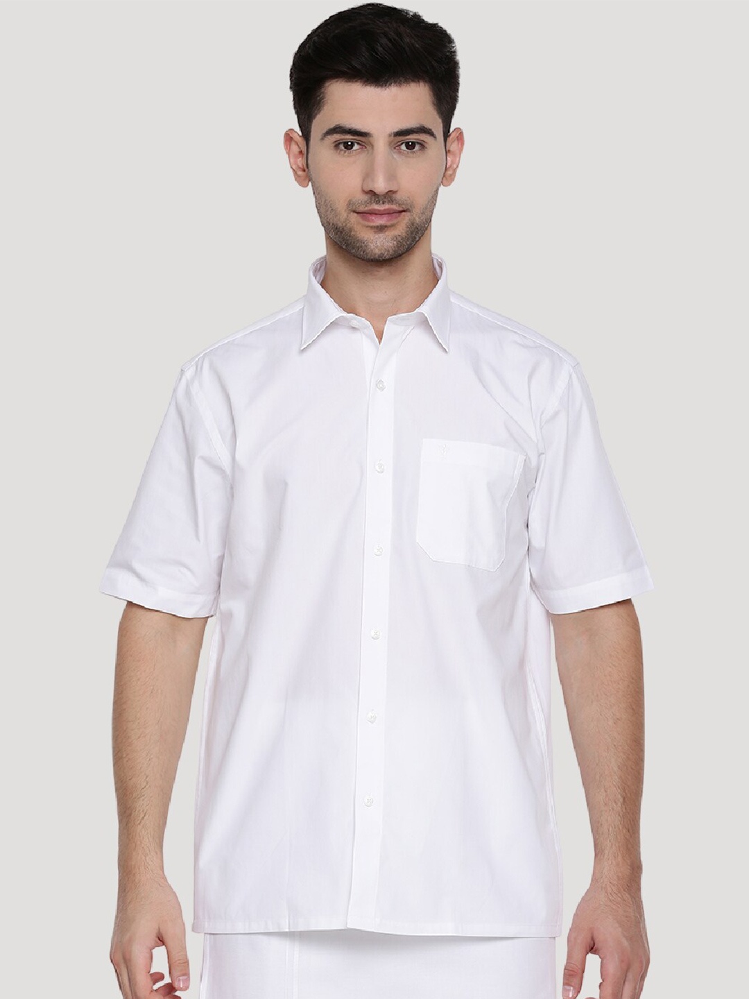 

Ramraj Classic Ethnic Shirt, White