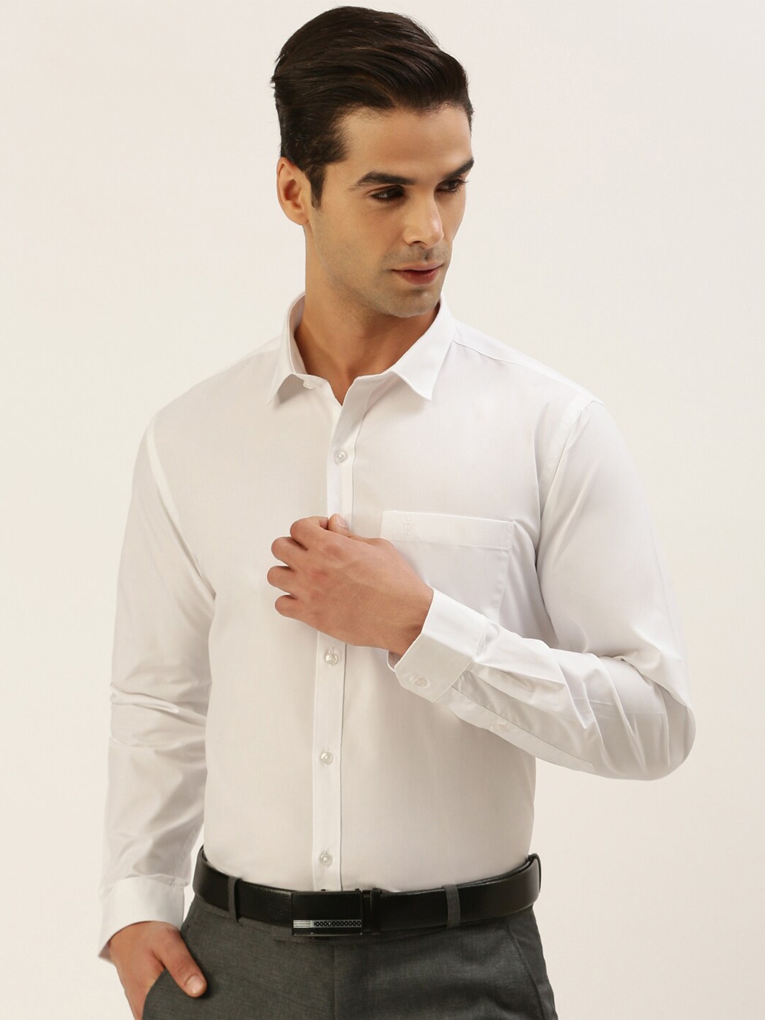 

Ramraj Cotton Formal Shirt, White
