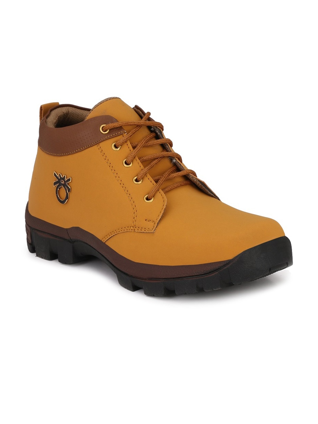 

BUCIK Men Lightweight Trekking Shoes, Mustard