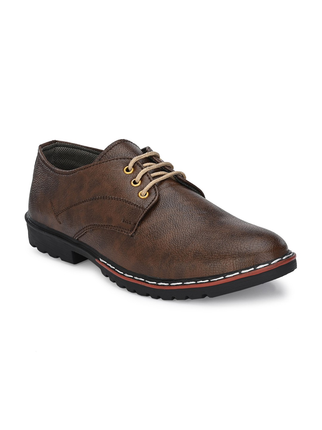 

BUCIK Men Lightweight Comfort Insole Basics Derbys, Brown