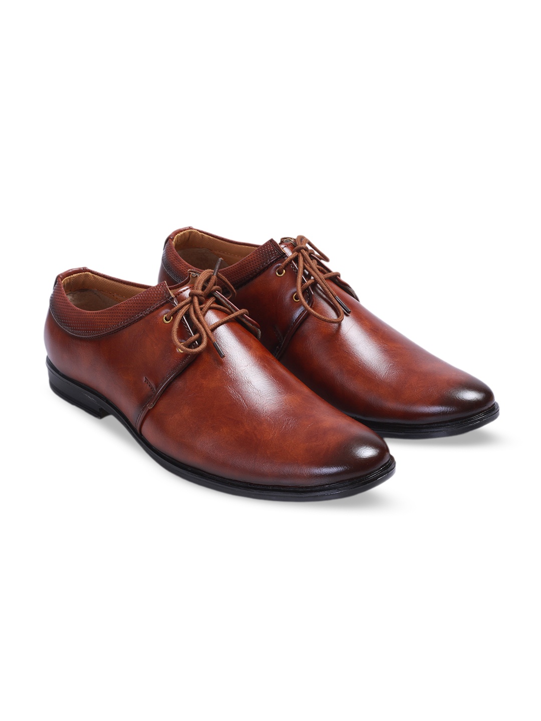 

BUCIK Men Lace-Up Formal Derbys, Brown