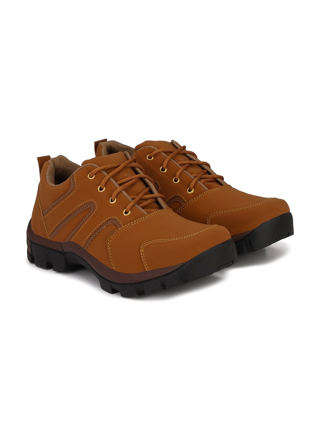 

BUCIK Men Lightweight Comfort Insole Basics Trekking Shoes, Brown