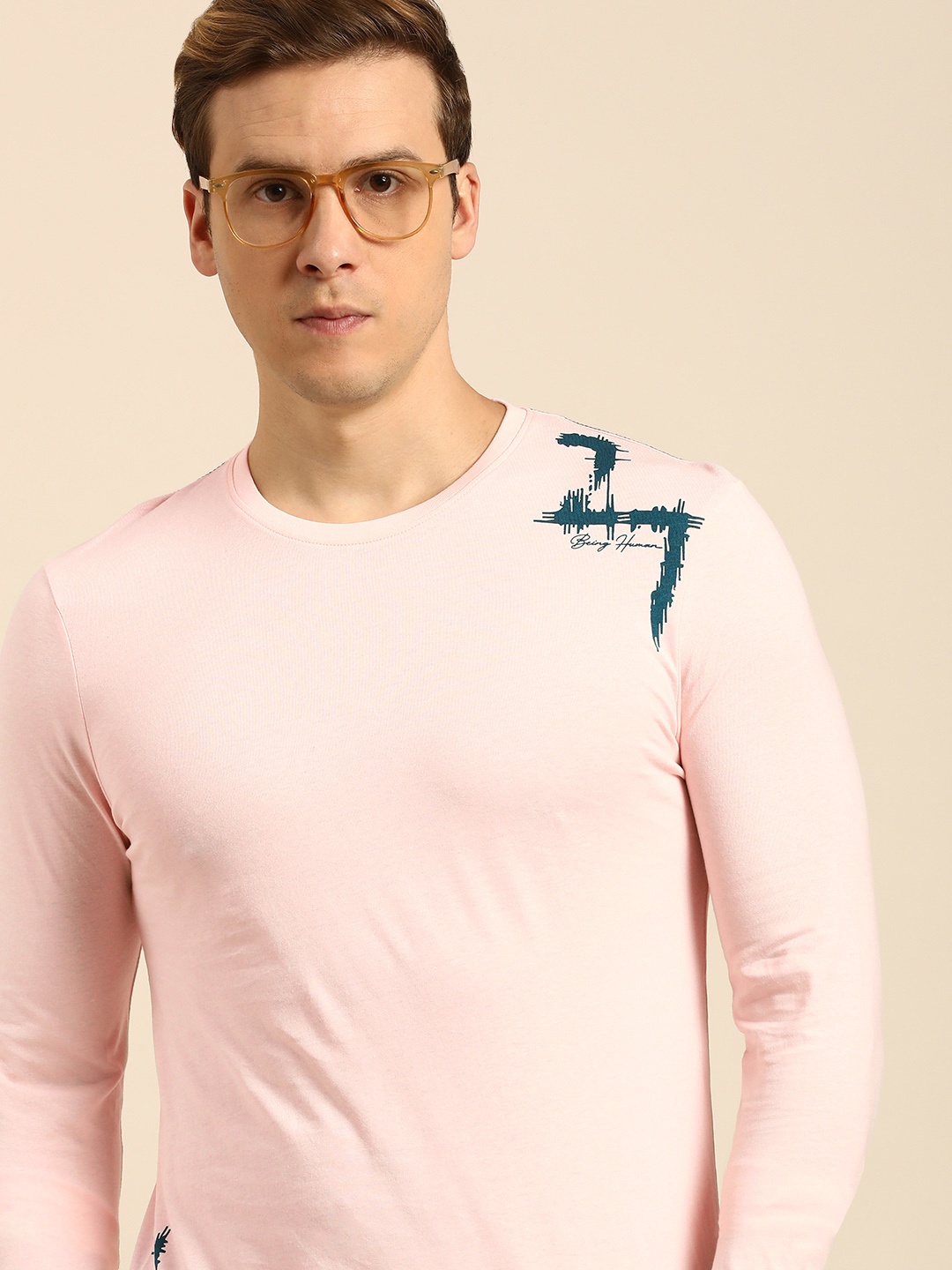 

Being Human Pure Cotton T-shirt, Rose