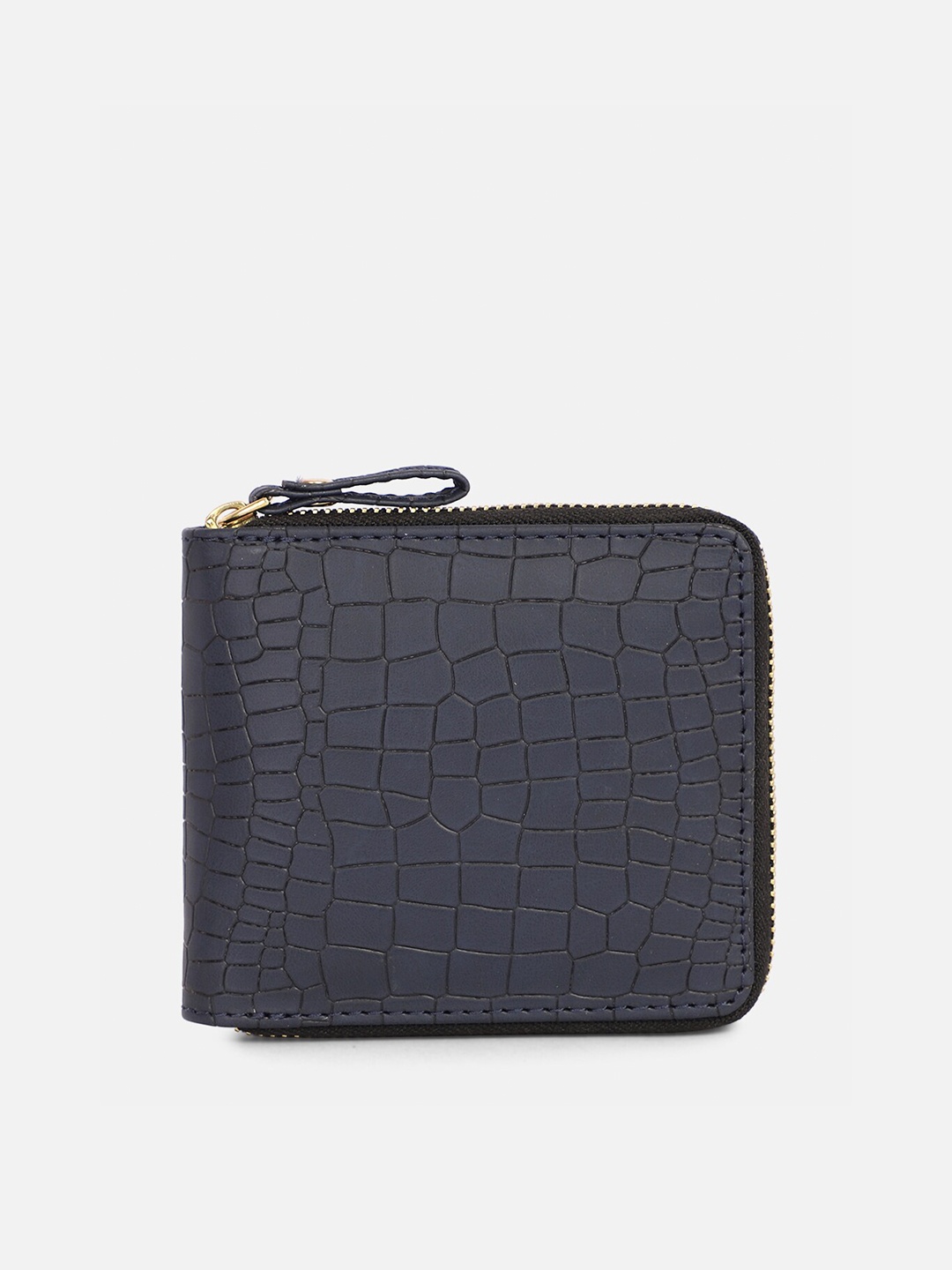 

Bagsy Malone Women Animal Textured Zip Around Wallet, Blue