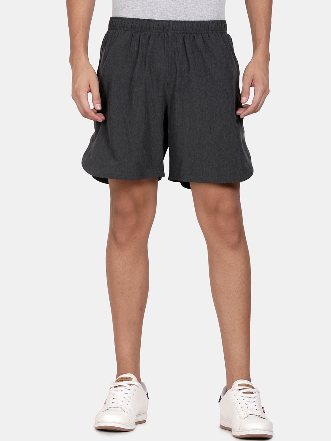 

t-base Men Sports Shorts, Grey