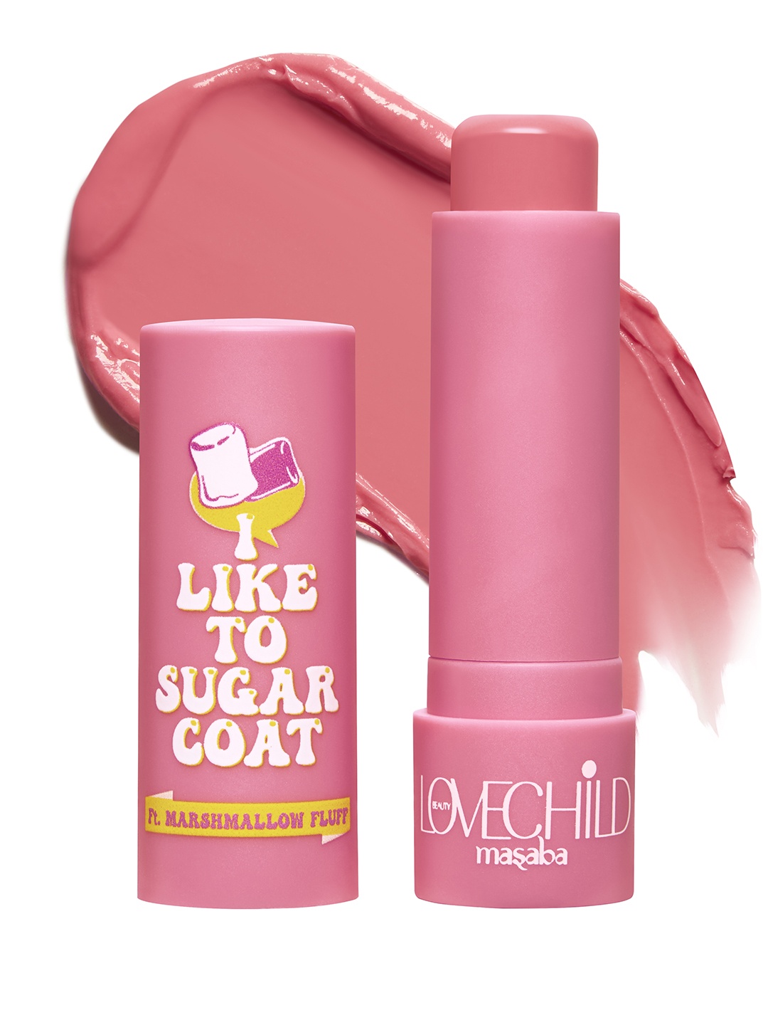 

Lovechild Masaba I Like To Sugar SPF 22 Lip Balm with Shea Butter 4.5g - Marshmallow Fluff, Pink