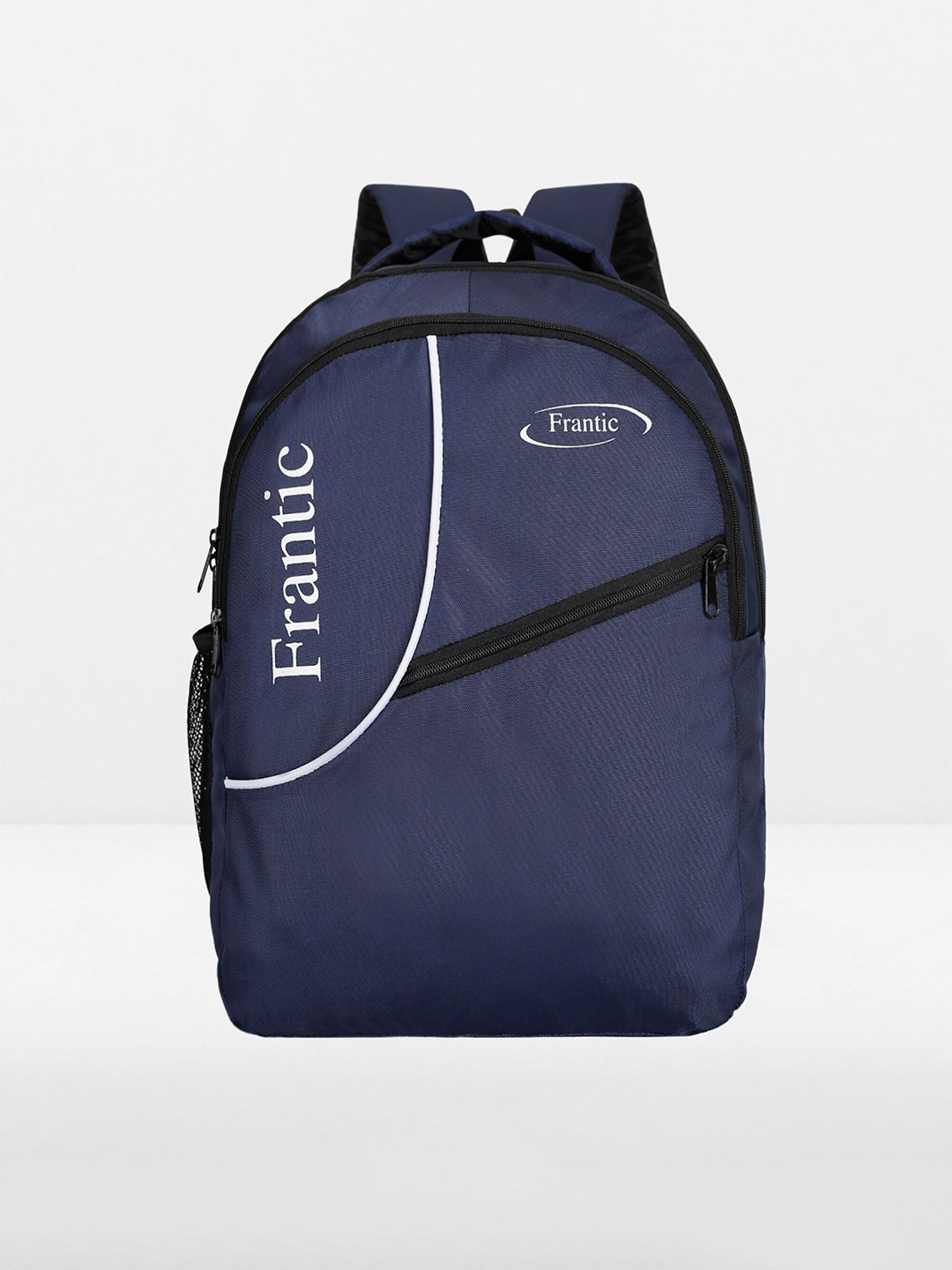 

Frantic Kids Water Resistant Dust Proof Typography Backpack, Blue