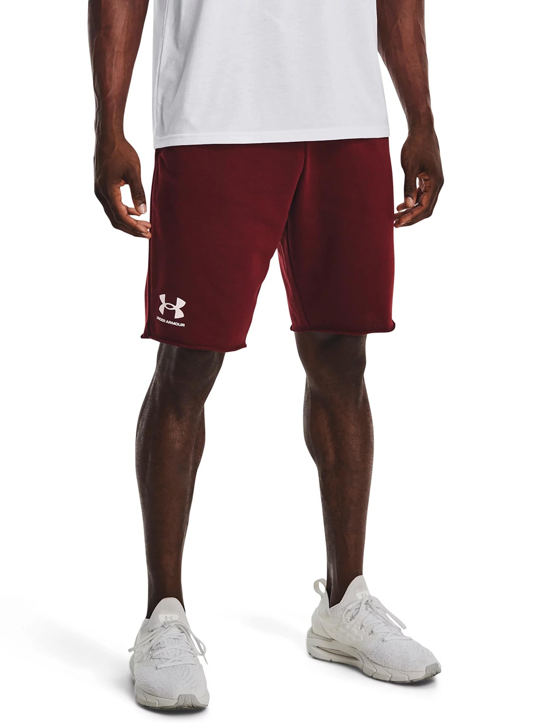 

UNDER ARMOUR Men Low-Rise Training or Gym Sports Shorts, Maroon