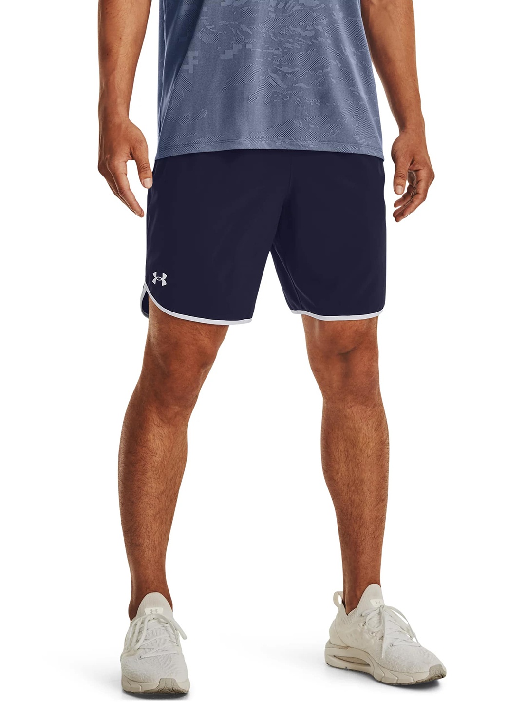 

UNDER ARMOUR Men Loose Fit Low-Rise Training Sports Shorts, Navy blue