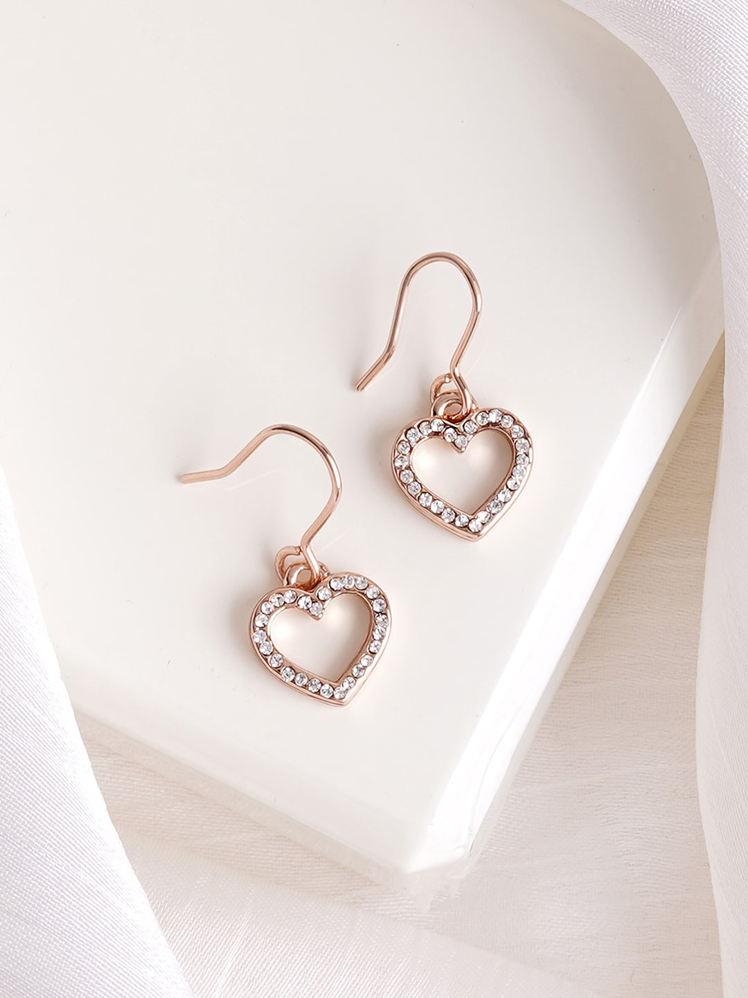 

JOKER & WITCH Rose Gold Contemporary Hoop Earrings