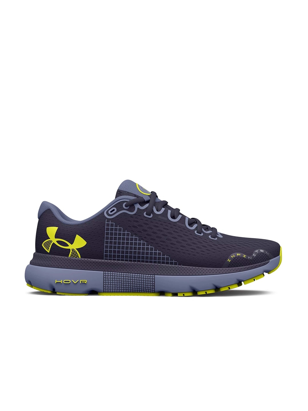 

UNDER ARMOUR Men Woven Design HOVR Infinite 4 Running Shoes, Purple