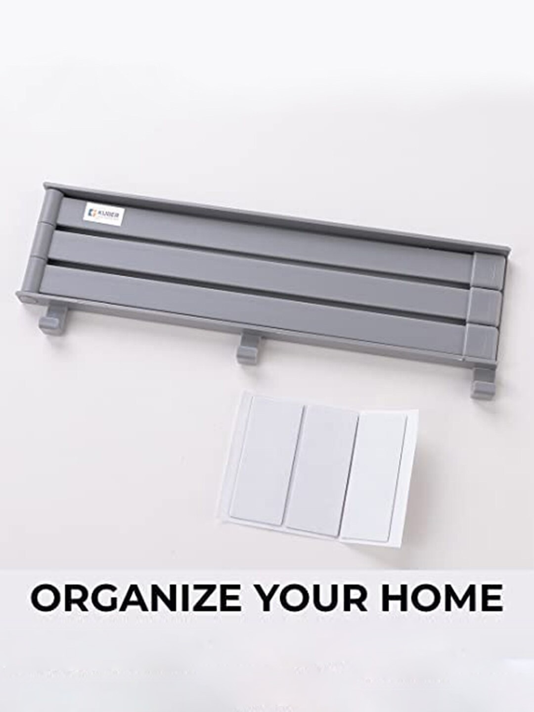 

Kuber Industries Grey 180 Degree Rotation Self-Adhesive Towel Holder