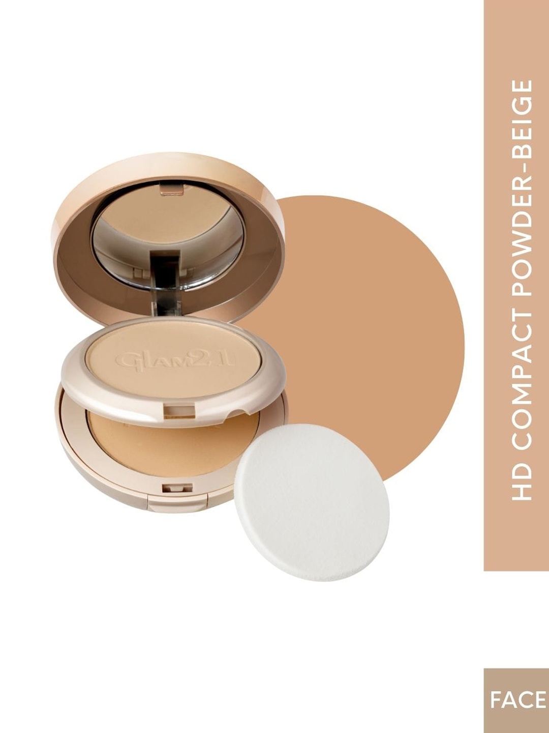 

GLAM21 High Definition 2-In-1 Long Lasting Mate Finish Compact Powder 20 g-Beige 03