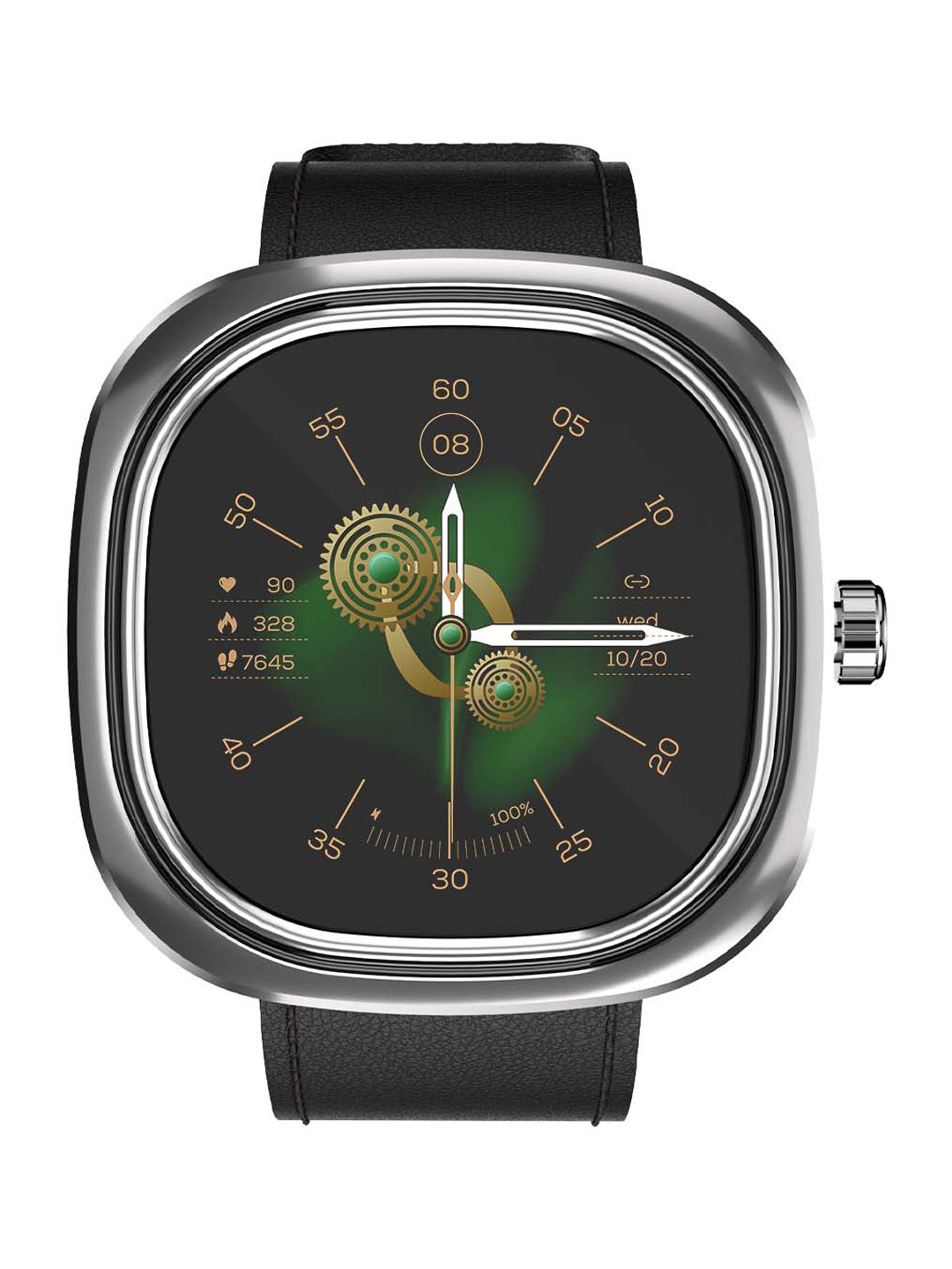 

pebble Matrix Bluetooth High Resolution IPS Display Smartwatch, Black