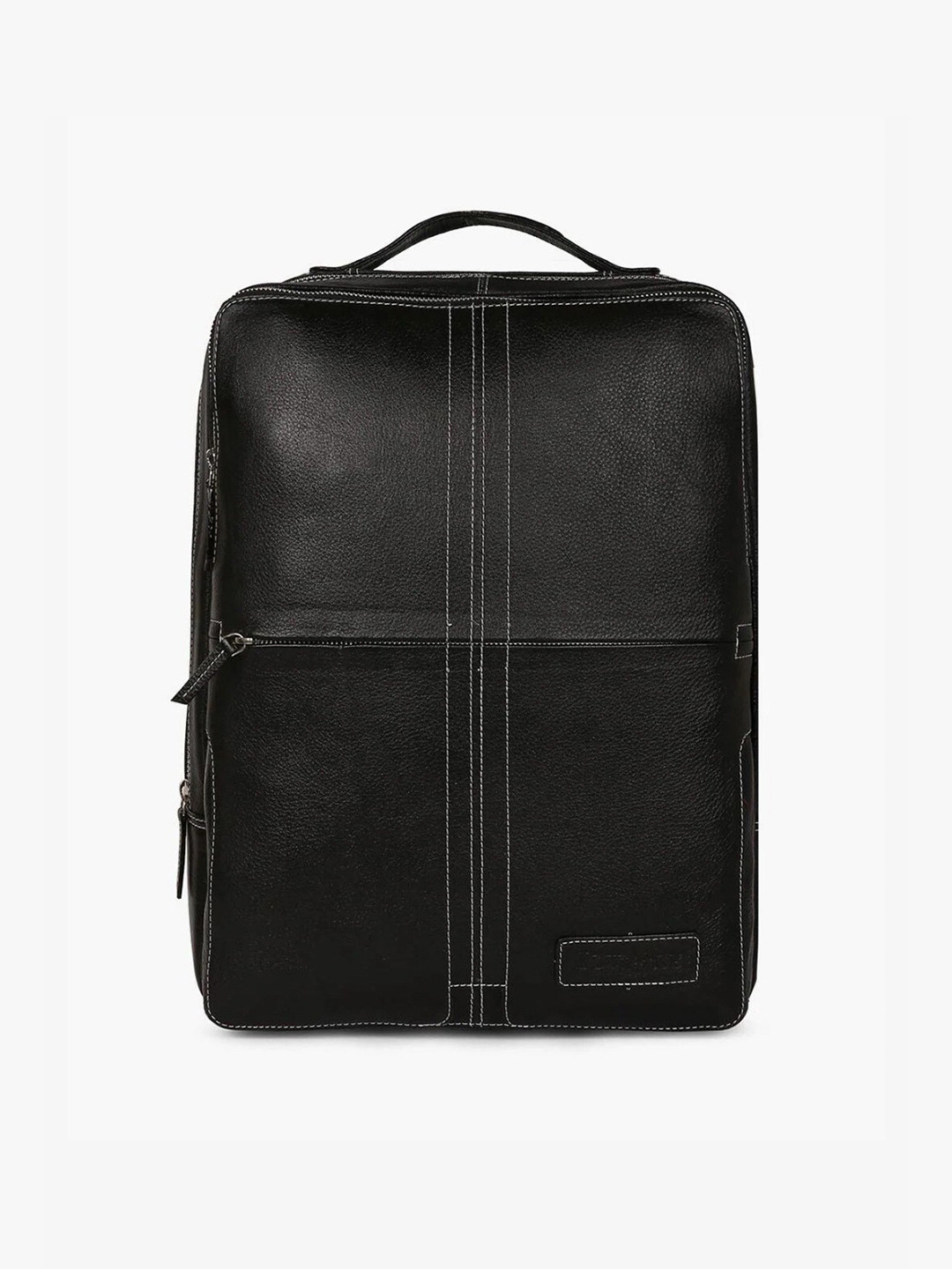 

Tortoise Genuine leather Laptop Backpack with Adjustable Straps, Black