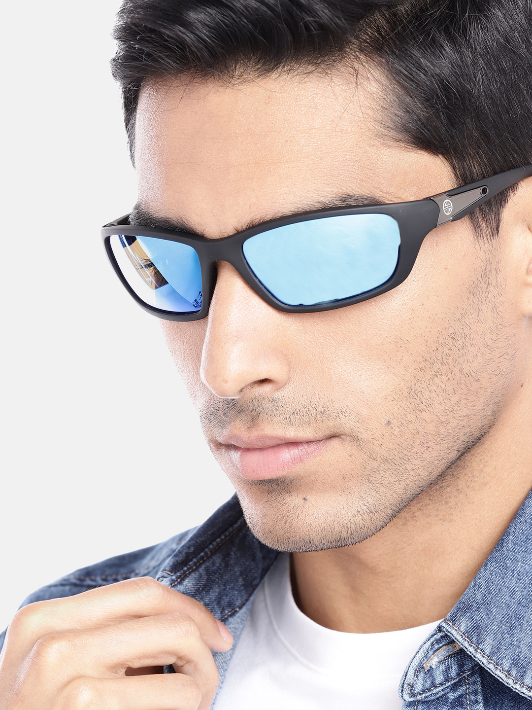 

Carlton London Premium Men Sports Sunglasses With Polarised & UV Protected Lens CLSM149, Black