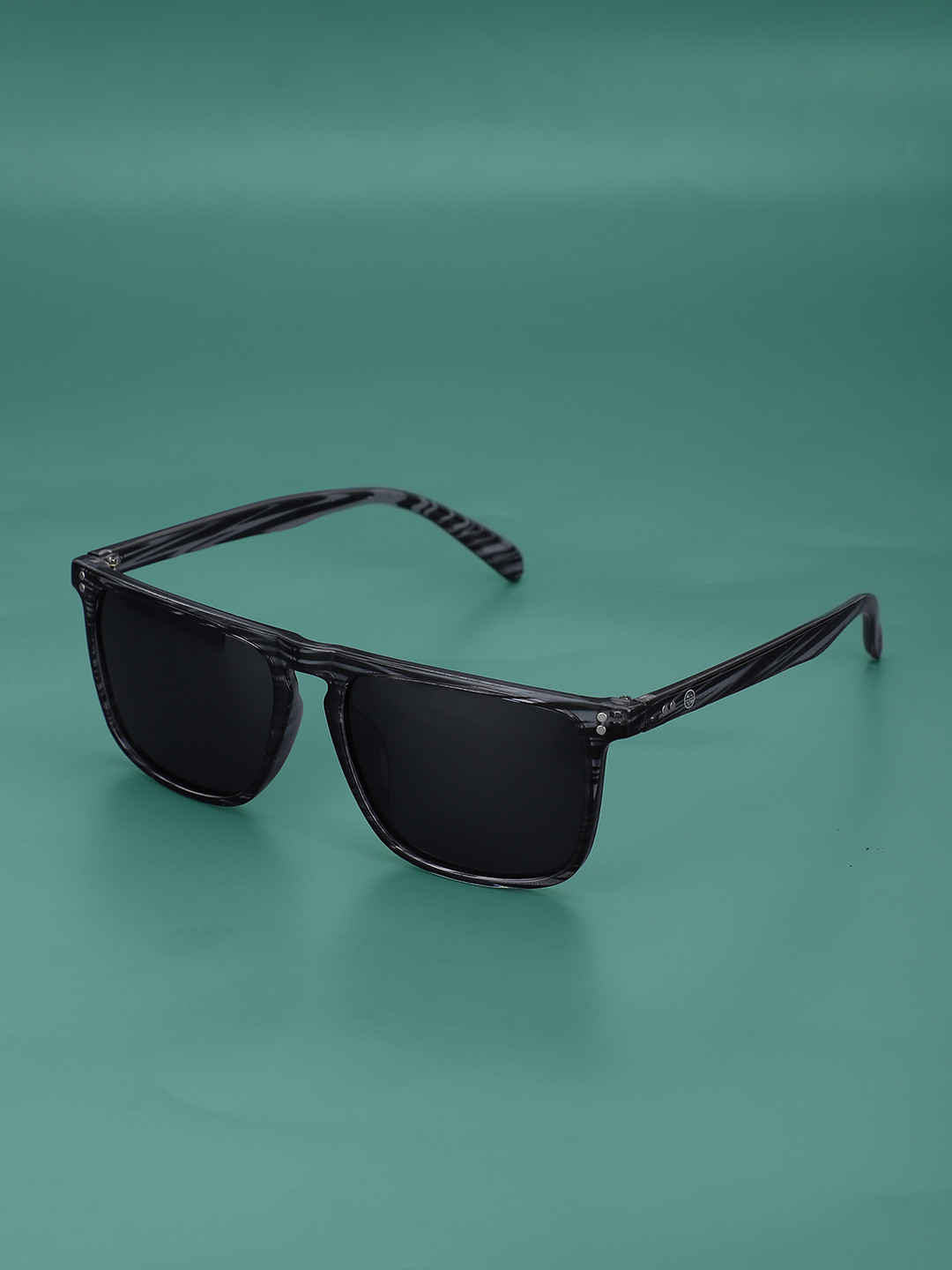 

Carlton London Premium Men Wayfarer Sunglasses With Polarised & UV Protected Lens CLSM098, Black