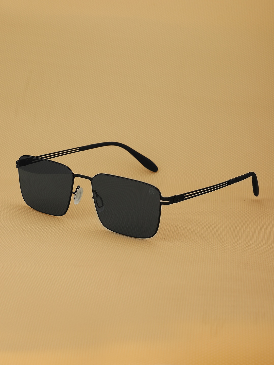 

Carlton London Premium Men Polarised & UV Protected Lens Square Sunglasses - CLSM154, Black