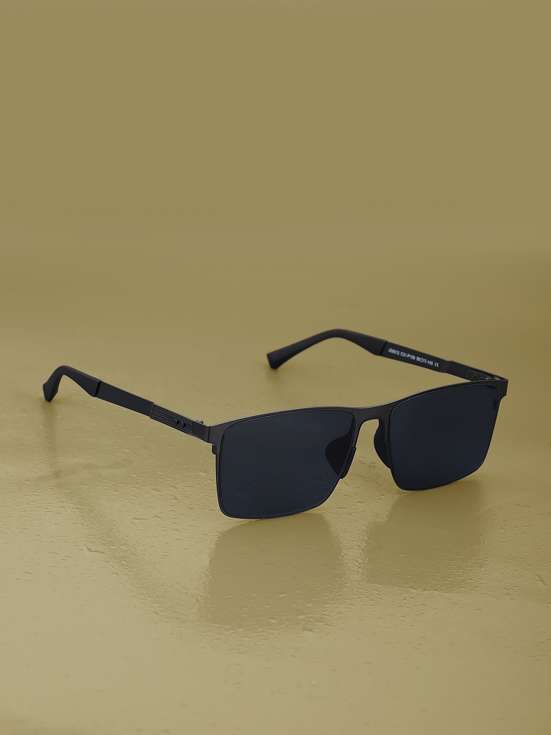 

Carlton London Premium Men Polarised & UV Protected Lens Rectangle Sunglasses - CLSM090, Brown