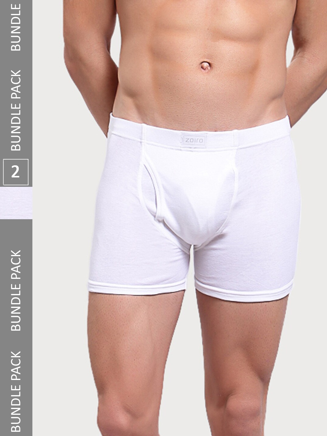 

Zoiro Pack Of 2 Soft Feel Inner Elastic Long Trunk, White