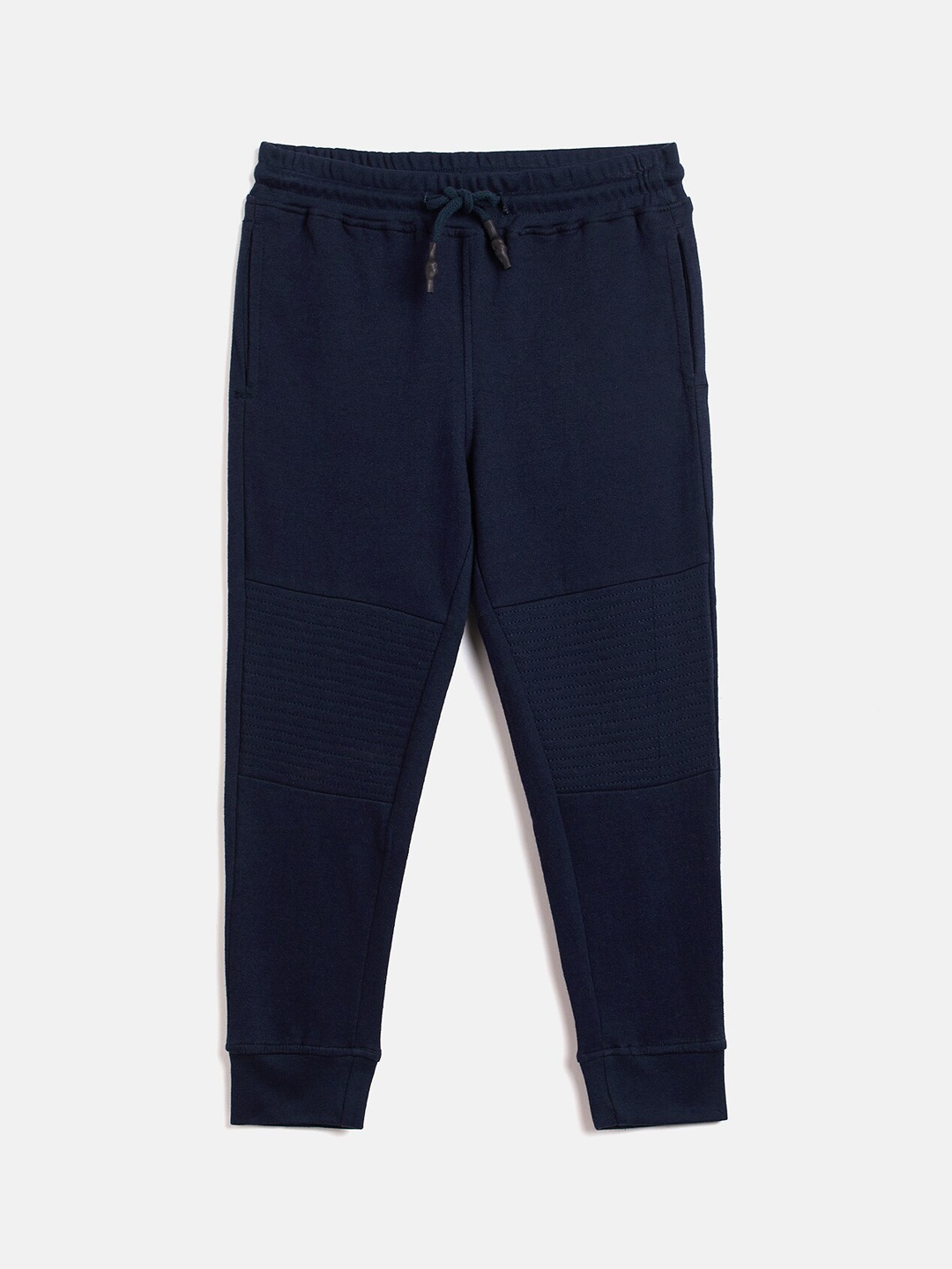 

Cantabil Boys Mid-Rise Cotton Jogger, Navy blue