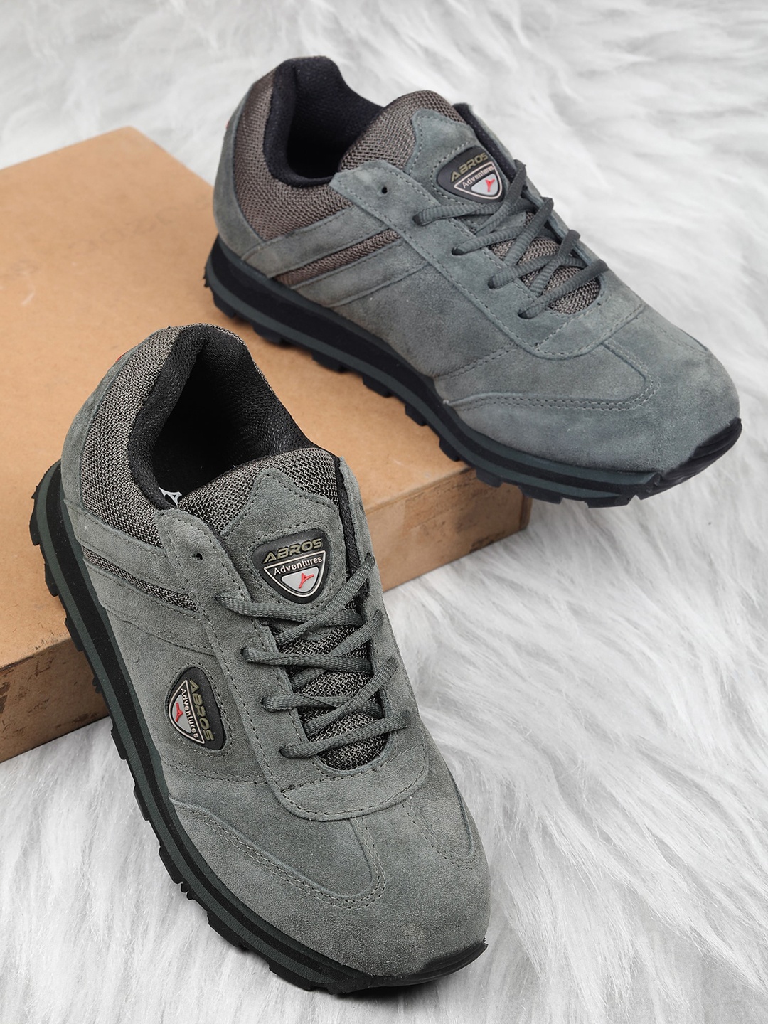 

ABROS Men Jogger-2O Trekking Outdoor Shoes, Grey