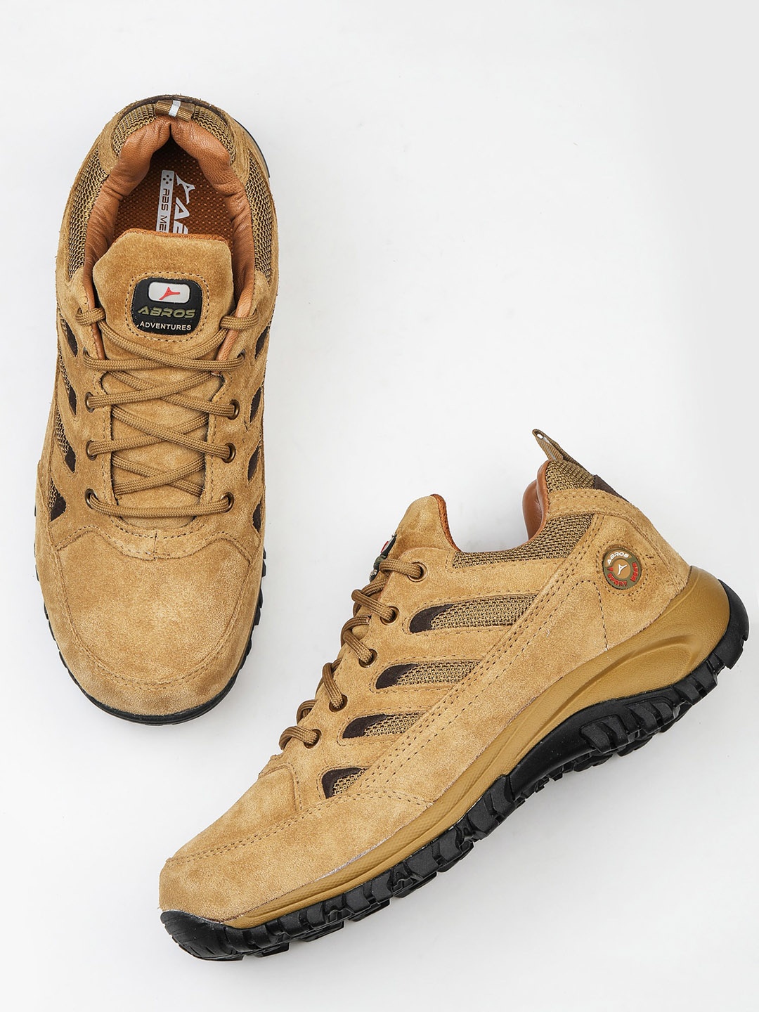 

ABROS Men Felixo Trekking Outdoor Shoes, Camel brown