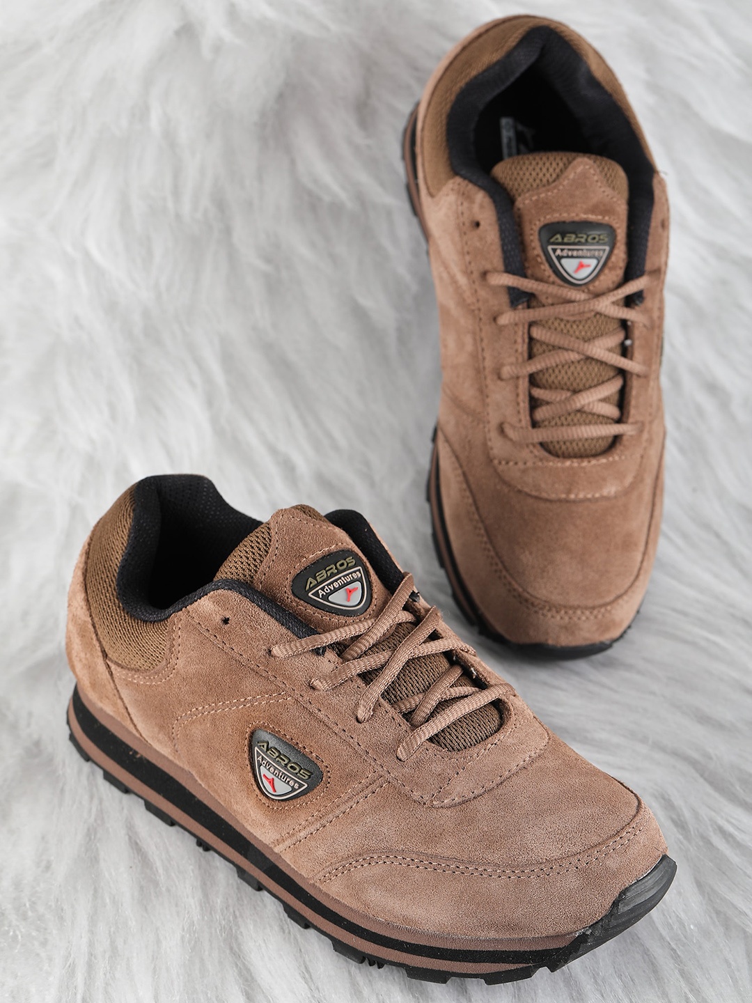 

ABROS Men Jogger-1O Trekking Outdoor Shoes, Brown