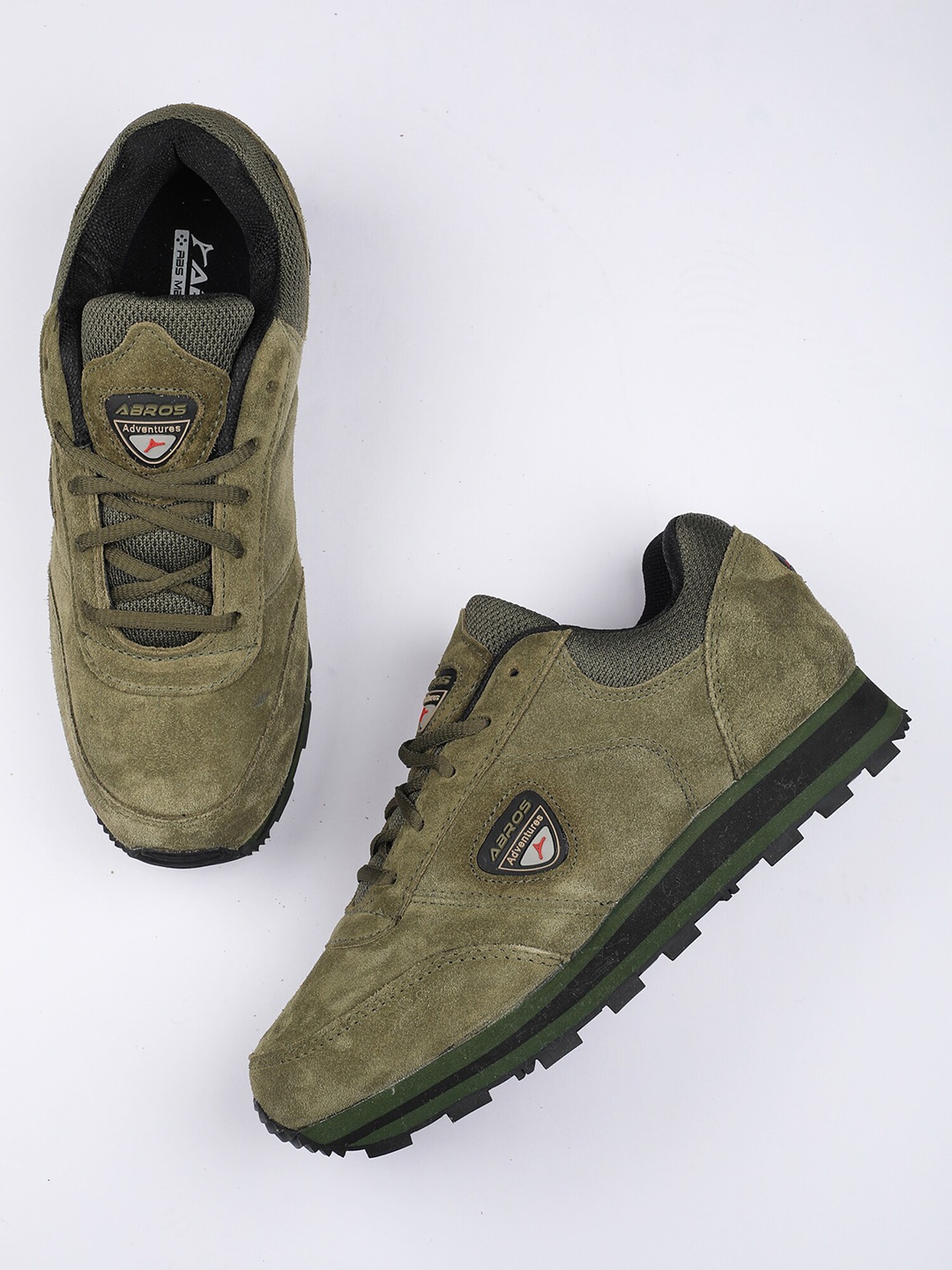

ABROS Men Jogger-1O Trekking Outdoor Shoes, Olive