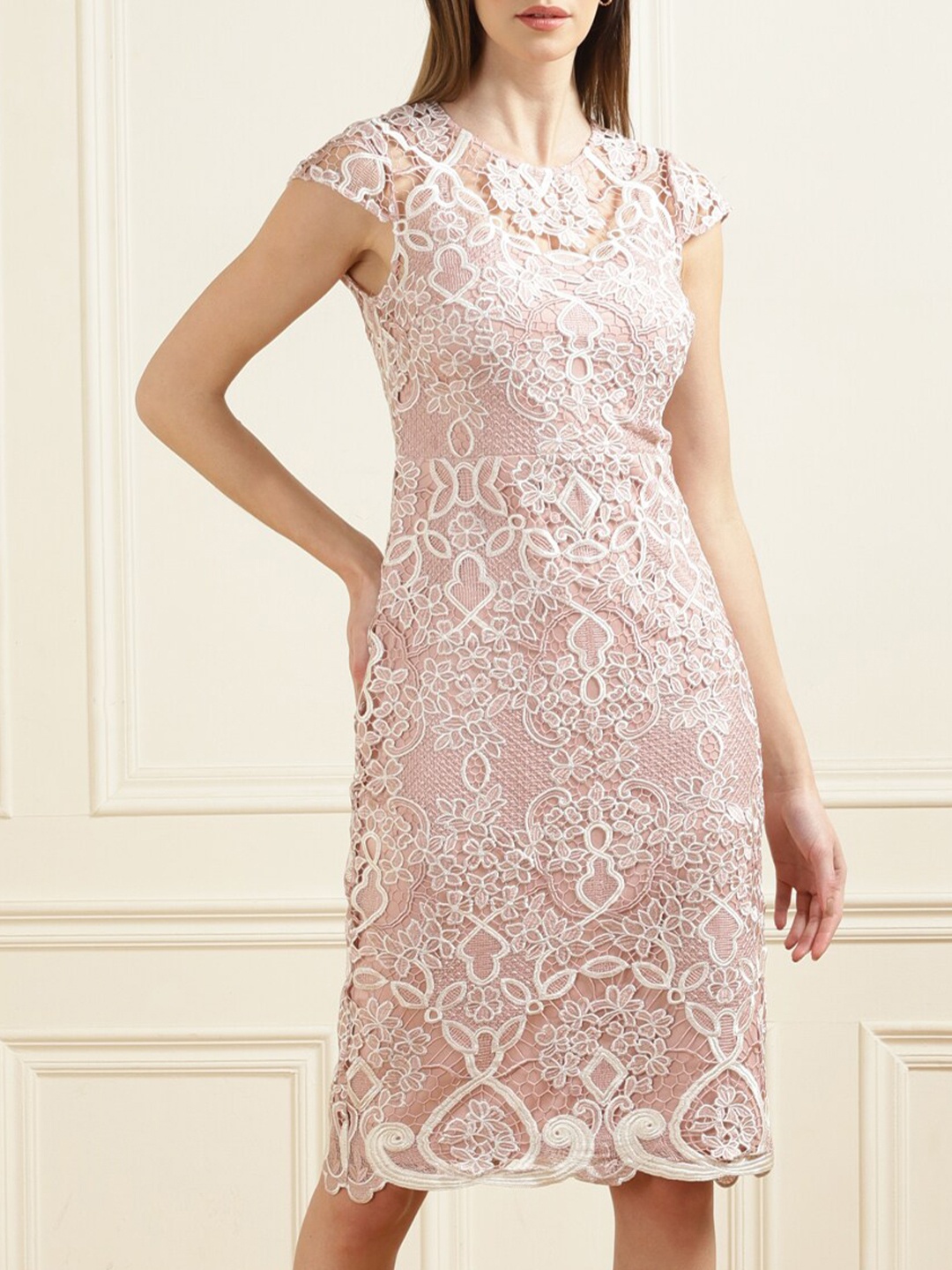 

Phase Eight Self Design Maxi Dress, Pink