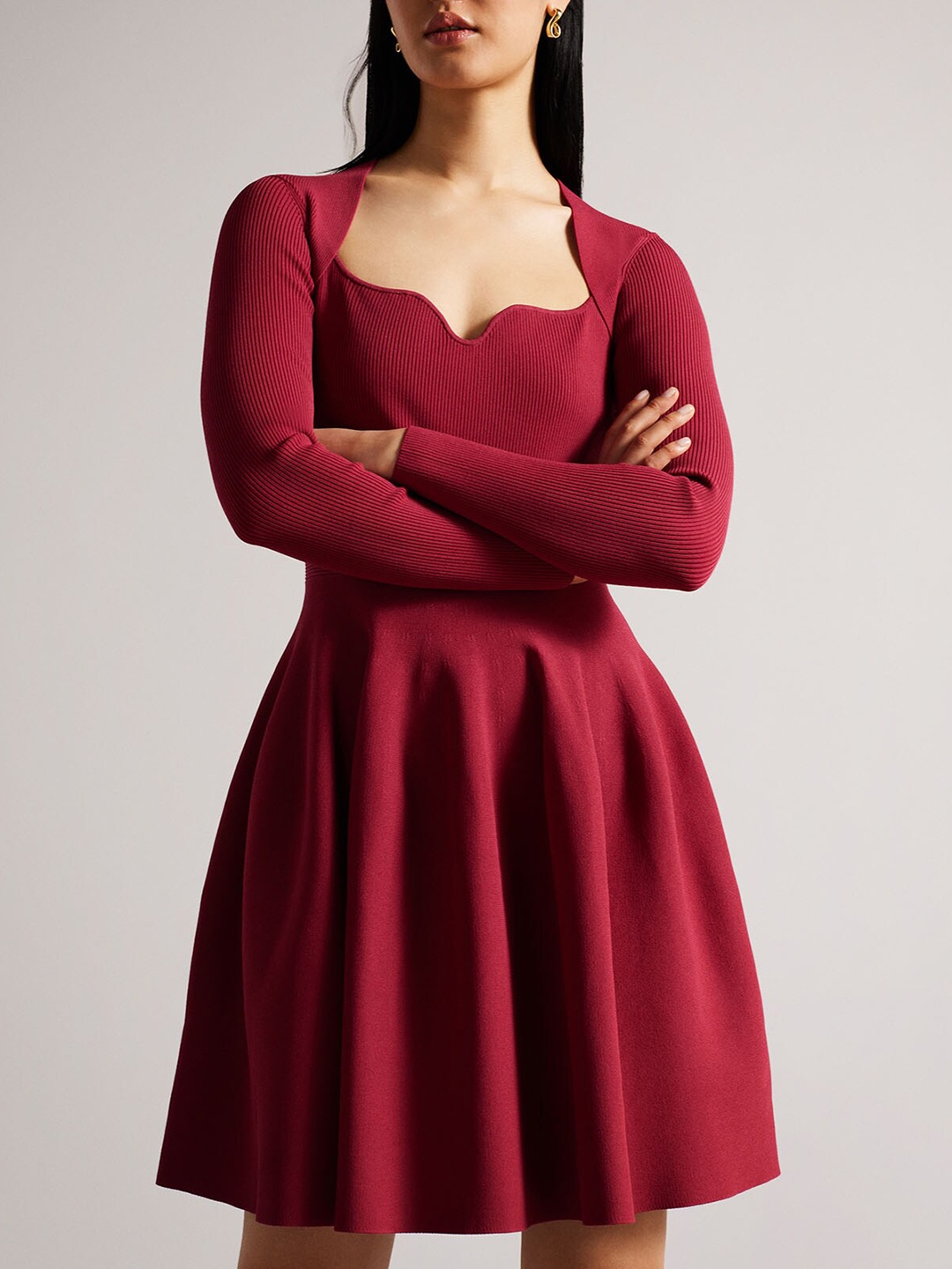 

Ted Baker Sweetheart Neck Dress, Pink