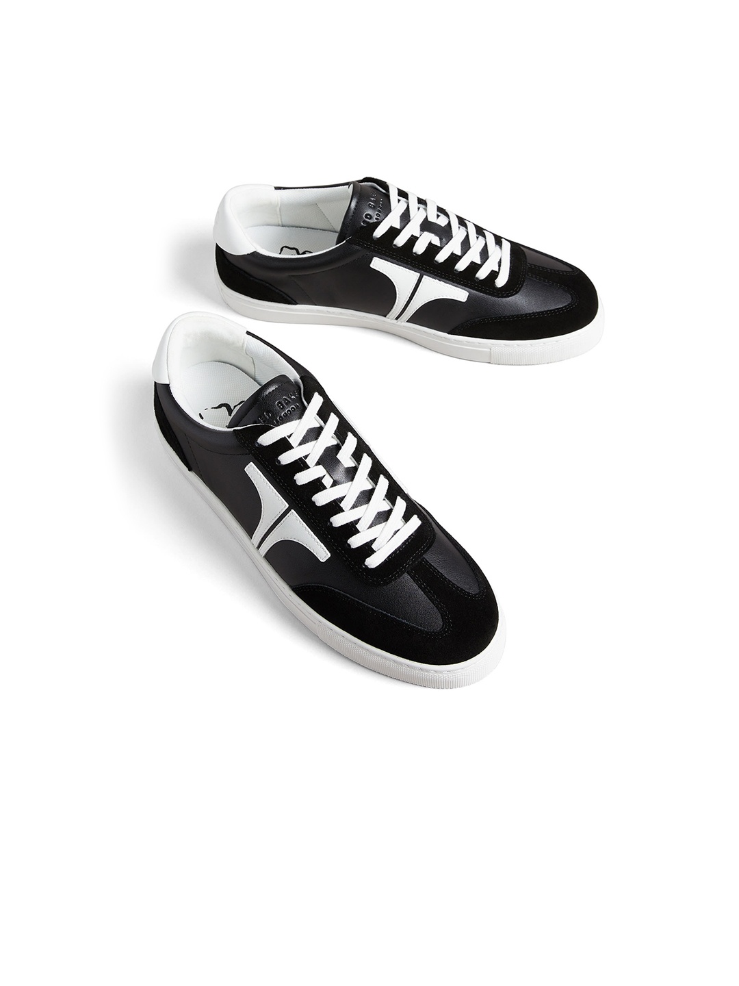 

Ted Baker Men Textured Suede Leather Comfort Insole Sneakers, Black