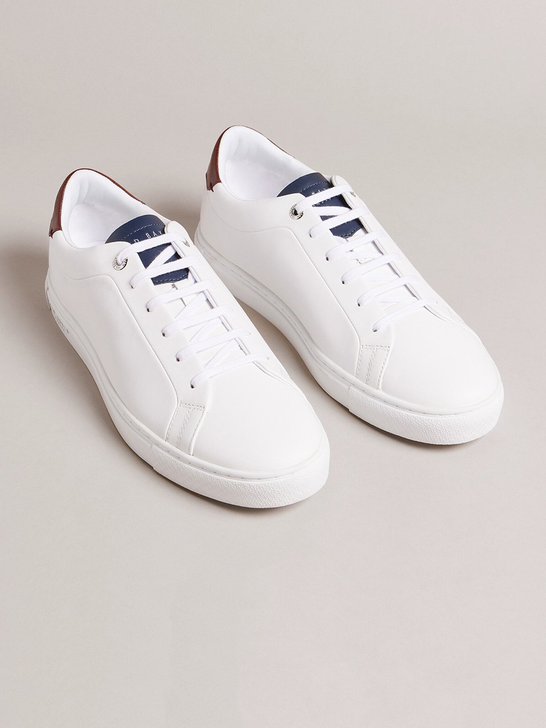 

Ted Baker Men Leather Sneakers, White