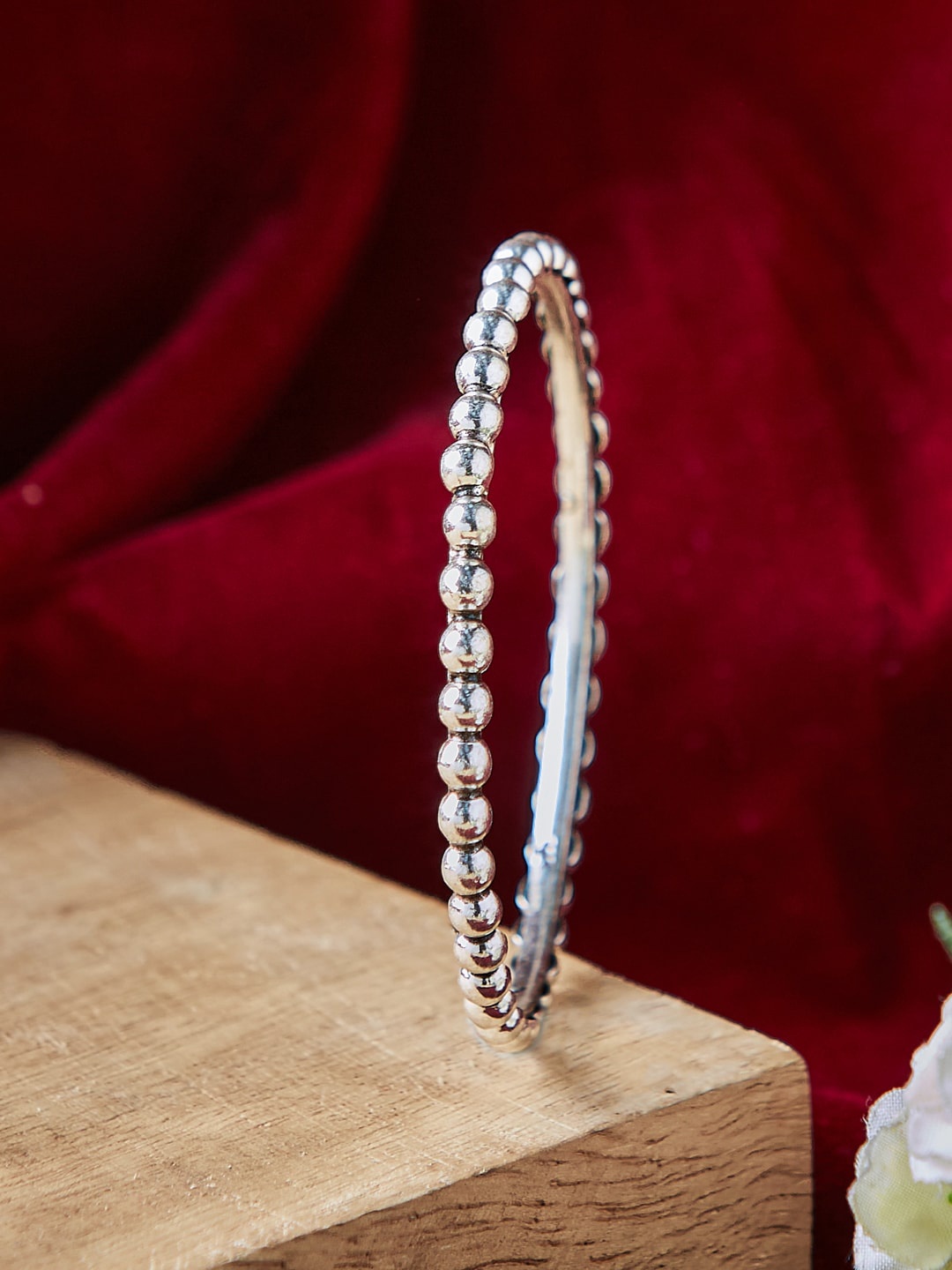 

Fabindia Intricate Design Silver Bangle