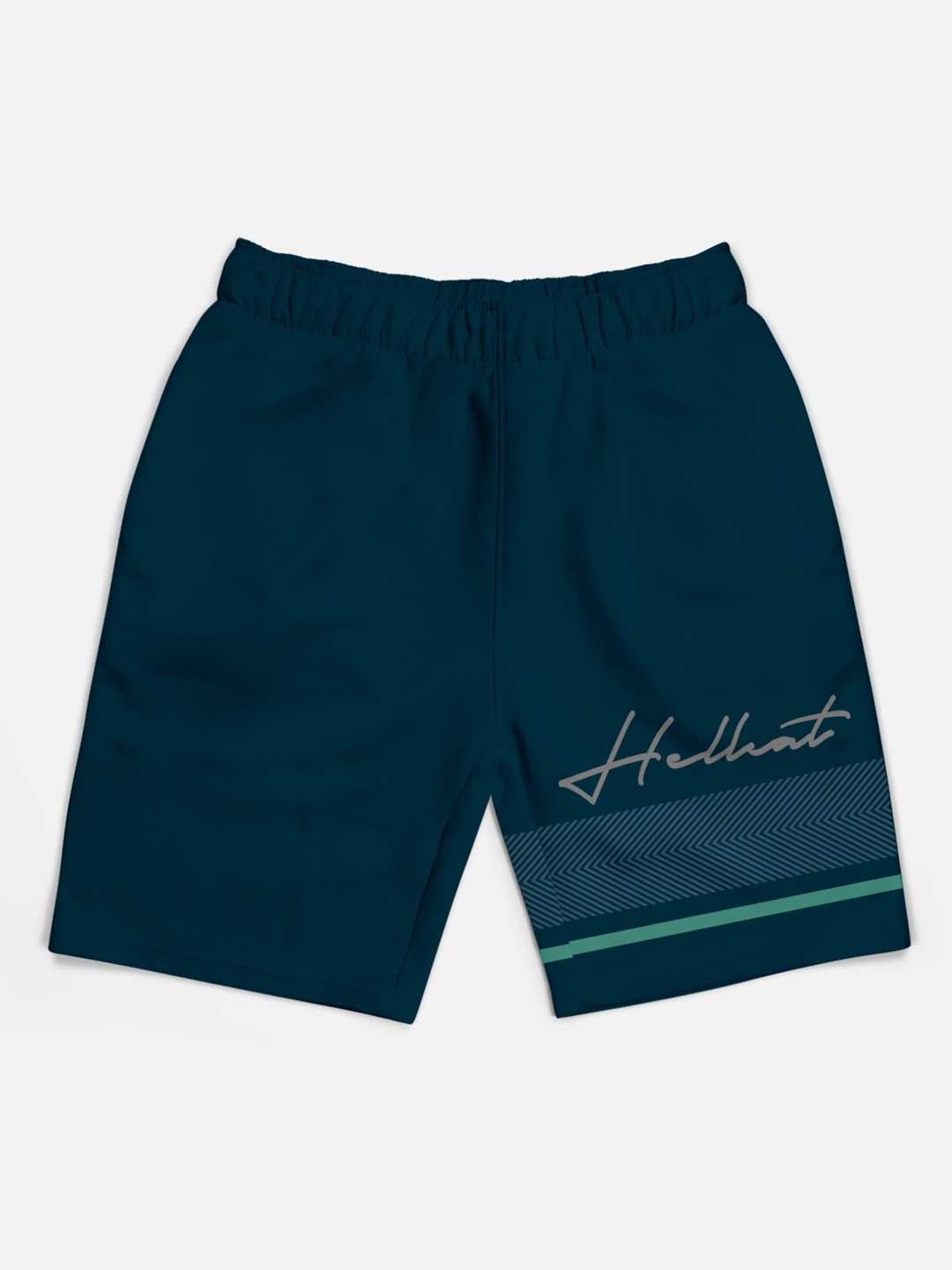 

HELLCAT Boys Typography Printed Shorts, Blue