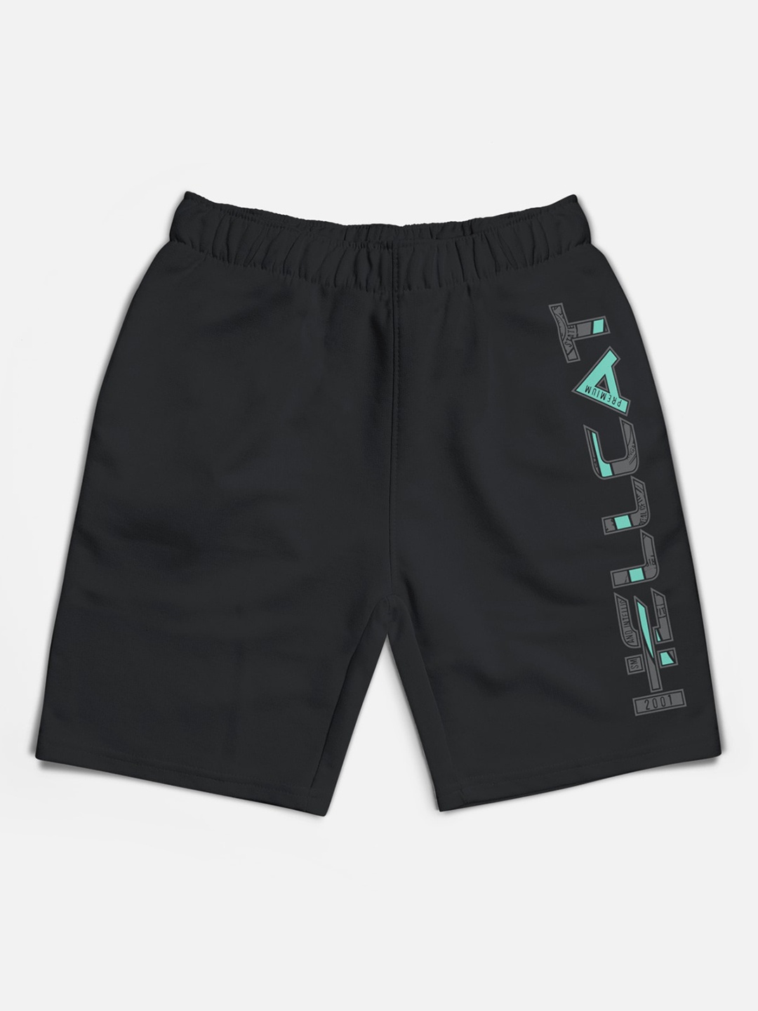 

HELLCAT Boys Typography Printed Shorts, Grey