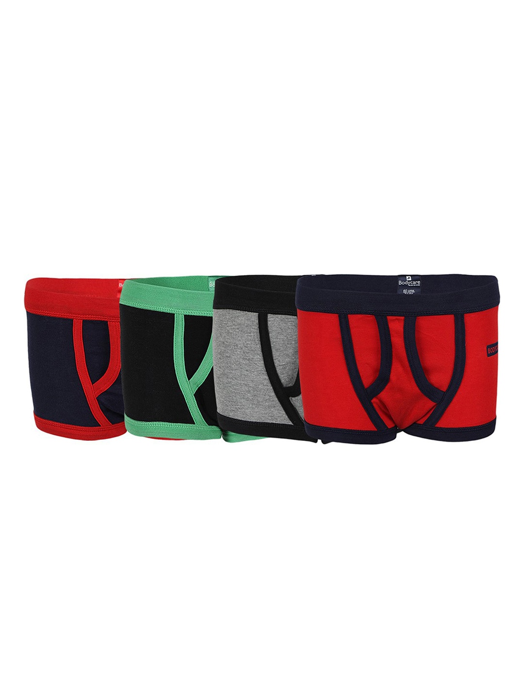 

Bodycare Kids Boys Pack Of 4 Cotton Assorted Trunk