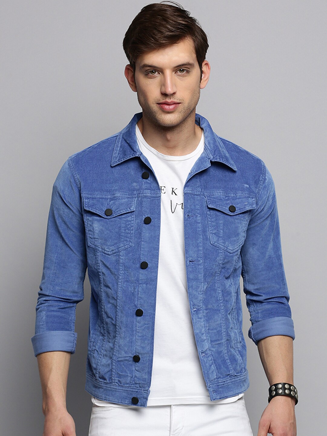 

SHOWOFF Corduroy Denim Jacket, Blue