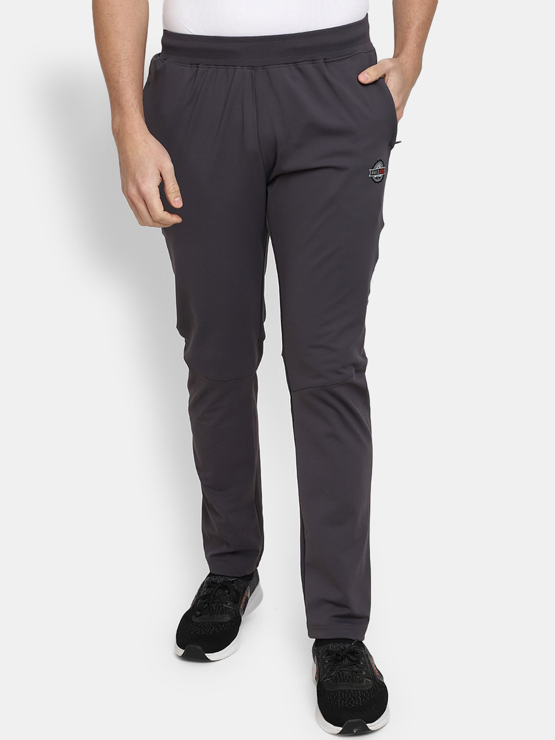 

V-Mart Men Mid Rise Straight Fit Track Pants, Grey