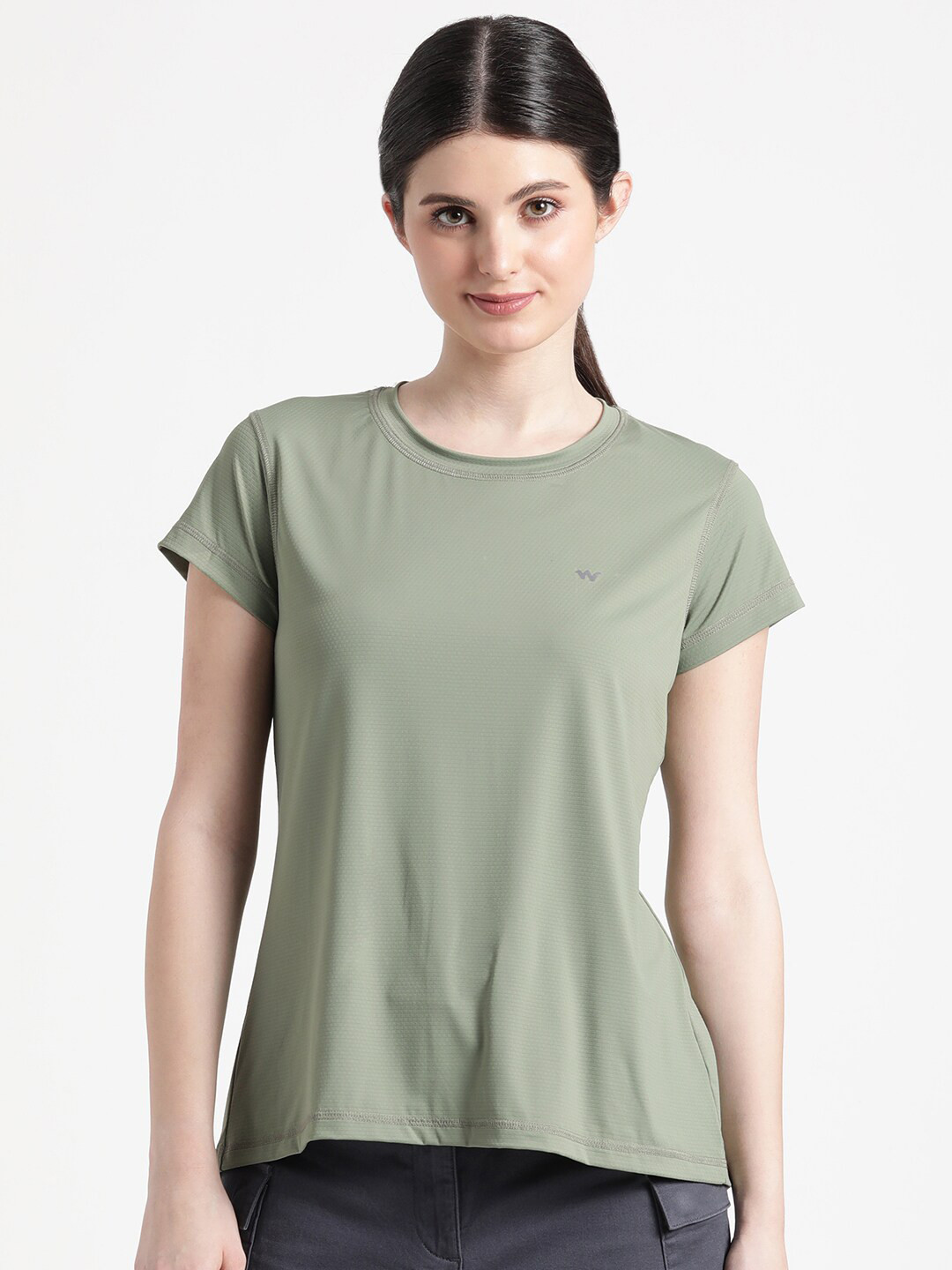 

Wildcraft Round Neck Anti Odour T-shirt, Green
