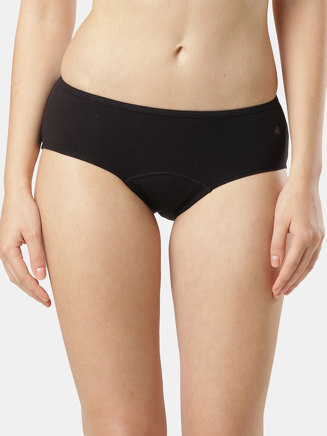 

Jockey Leak Proof Inner Absorbent Layer StayFresh Cotton Period Panty -SW05, Black