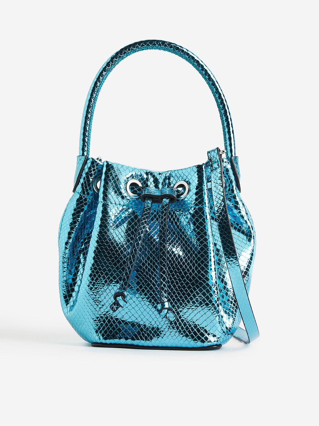 

H&M Bucket Bag, Turquoise blue